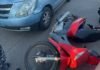 Choque entre una camioneta y una moto dejó a una mujer hospitalizada