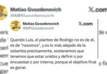 Nueva guerra en redes Torres Vs. Gvozdenovich: «Intentan resolver la conducción por zoom», le dijo el peronista al radical