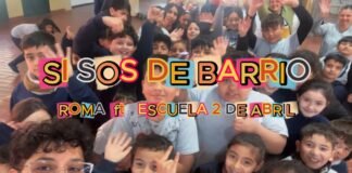 Roma estrenó una versión de “Si sos de barrio”, junto a los chicos de la escuela 2 de Abril